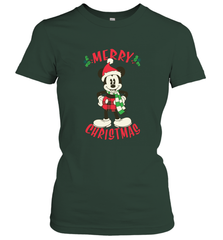 Disney Vintage Mickey Mouse Merry Christmas Women's T-Shirt Women's T-Shirt - HorseTee