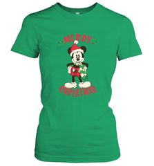 Disney Vintage Mickey Mouse Merry Christmas Women's T-Shirt Women's T-Shirt - HorseTee