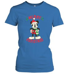 Disney Vintage Mickey Mouse Merry Christmas Women's T-Shirt Women's T-Shirt - HorseTee