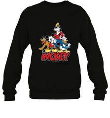 Disney Mickey Mouse and Friends Crewneck Sweatshirt Crewneck Sweatshirt - HorseTee