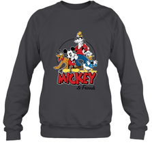 Disney Mickey Mouse and Friends Crewneck Sweatshirt Crewneck Sweatshirt - HorseTee