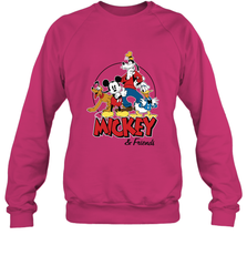 Disney Mickey Mouse and Friends Crewneck Sweatshirt Crewneck Sweatshirt - HorseTee
