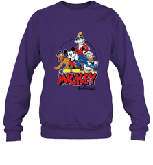 Disney Mickey Mouse and Friends Crewneck Sweatshirt Crewneck Sweatshirt - HorseTee