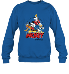 Disney Mickey Mouse and Friends Crewneck Sweatshirt Crewneck Sweatshirt - HorseTee