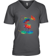 Disney Tie Dye Mickey Mouse Men's V-Neck T-Shirt Men's V-Neck T-Shirt - HorseTee
