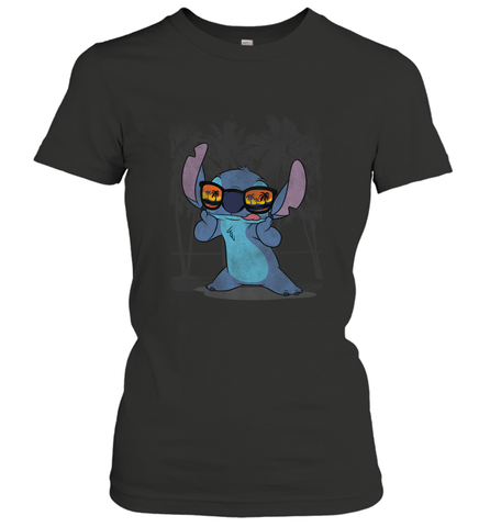 Disney Lilo and Stitch Hawaii Beach Women's T-Shirt Women's T-Shirt / Black / S Women's T-Shirt - HorseTee