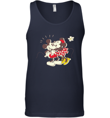 Disney Vintage Mickey Minnie Mouse Kiss  Funny Mickey Mouse Men's Tank Top Men's Tank Top - HorseTee