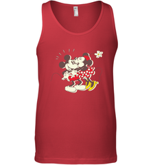Disney Vintage Mickey Minnie Mouse Kiss  Funny Mickey Mouse Men's Tank Top Men's Tank Top - HorseTee