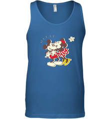 Disney Vintage Mickey Minnie Mouse Kiss  Funny Mickey Mouse Men's Tank Top Men's Tank Top - HorseTee