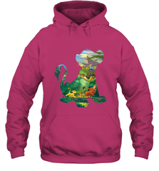 Disney Lion King Simba Silhouette Graphic Hooded Sweatshirt Hooded Sweatshirt - HorseTee