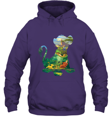 Disney Lion King Simba Silhouette Graphic Hooded Sweatshirt Hooded Sweatshirt - HorseTee