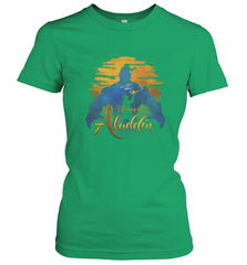 Disney Aladdin Live Action Genie Aladdin Sunset Silhouette Women's T-Shirt Women's T-Shirt - HorseTee