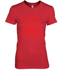 Disney Pixar Toy Story Pizza Planet Checkered Logo Women's Premium T-Shirt Women's Premium T-Shirt - HorseTee