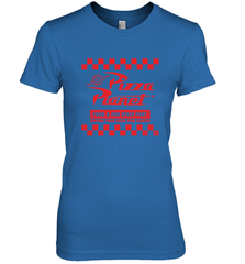 Disney Pixar Toy Story Pizza Planet Checkered Logo Women's Premium T-Shirt Women's Premium T-Shirt - HorseTee