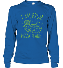 Disney Pixar Toy Story Neon Green Alien Pizza Planet I Am From Pizza Planet Long Sleeve T-Shirt Long Sleeve T-Shirt - HorseTee