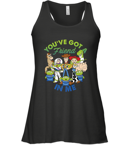 Disney Pixar Toy Story Cartoon You Have Got A Friend In Me Women's Tank Top Women's Tank Top / Black / XS Women's Tank Top - HorseTee