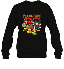 Disney Kingdom Hearts Team Ready Crewneck Sweatshirt Crewneck Sweatshirt - HorseTee
