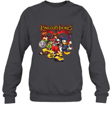 Disney Kingdom Hearts Team Ready Crewneck Sweatshirt Crewneck Sweatshirt - HorseTee
