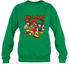 Disney Kingdom Hearts Team Ready Crewneck Sweatshirt Crewneck Sweatshirt - HorseTee