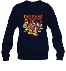 Disney Kingdom Hearts Team Ready Crewneck Sweatshirt Crewneck Sweatshirt - HorseTee