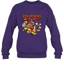Disney Kingdom Hearts Team Ready Crewneck Sweatshirt Crewneck Sweatshirt - HorseTee