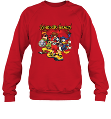 Disney Kingdom Hearts Team Ready Crewneck Sweatshirt Crewneck Sweatshirt - HorseTee