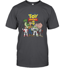 Disney Pixar Toy Story 4 Main Cast Movie Logo Poster Men's T-Shirt Men's T-Shirt - HorseTee