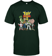 Disney Pixar Toy Story 4 Main Cast Movie Logo Poster Men's T-Shirt Men's T-Shirt - HorseTee