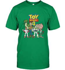 Disney Pixar Toy Story 4 Main Cast Movie Logo Poster Men's T-Shirt Men's T-Shirt - HorseTee