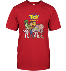 Disney Pixar Toy Story 4 Main Cast Movie Logo Poster Men's T-Shirt Men's T-Shirt - HorseTee