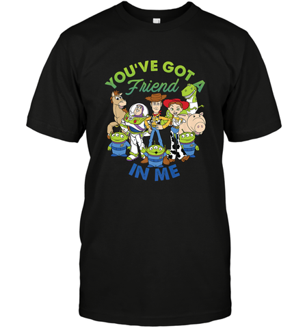 Disney Pixar Toy Story Cartoon You Have Got A Friend In Me Men's T-Shirt Men's T-Shirt / Black / S Men's T-Shirt - HorseTee