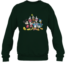 Disney Mickey and Friends Crewneck Sweatshirt Crewneck Sweatshirt - HorseTee