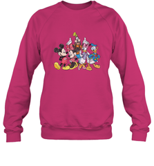 Disney Mickey and Friends Crewneck Sweatshirt Crewneck Sweatshirt - HorseTee
