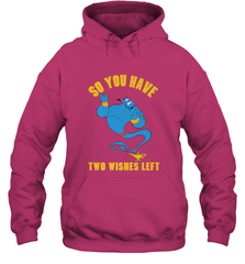 Disney Aladdin Genie So You Have Two Wishes Left Portrait Hooded Sweatshirt Hooded Sweatshirt - HorseTee