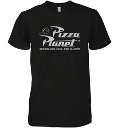 Disney Pixar Toy Story Pizza Planet Distressed Logo Men's Premium T-Shirt