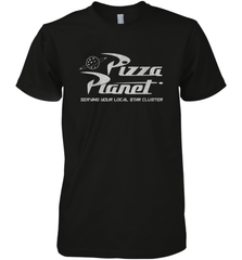 Disney Pixar Toy Story Pizza Planet Distressed Logo Men's Premium T-Shirt Men's Premium T-Shirt - HorseTee