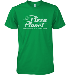 Disney Pixar Toy Story Pizza Planet Distressed Logo Men's Premium T-Shirt Men's Premium T-Shirt - HorseTee