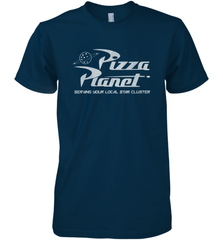 Disney Pixar Toy Story Pizza Planet Distressed Logo Men's Premium T-Shirt Men's Premium T-Shirt - HorseTee
