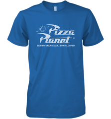 Disney Pixar Toy Story Pizza Planet Distressed Logo Men's Premium T-Shirt Men's Premium T-Shirt - HorseTee