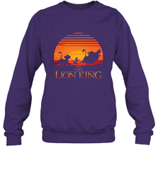 Disney Lion King Classic Sunset Squad Crewneck Sweatshirt Crewneck Sweatshirt - HorseTee