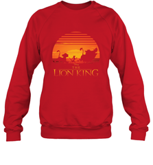 Disney Lion King Classic Sunset Squad Crewneck Sweatshirt Crewneck Sweatshirt - HorseTee