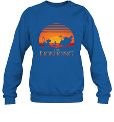 Disney Lion King Classic Sunset Squad Crewneck Sweatshirt Crewneck Sweatshirt - HorseTee