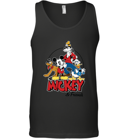Disney Mickey Mouse and Friends Men's Tank Top Men's Tank Top / Black / XS Men's Tank Top - HorseTee