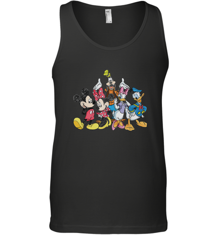 Disney Mickey and Friends Men's Tank Top Men's Tank Top / Black / XS Men's Tank Top - HorseTee