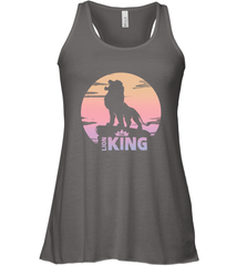 Disney Lion King Simba Crown Logo Gradient Sunset Silhouette Women's Tank Top Women's Tank Top - HorseTee