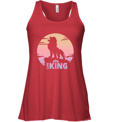 Disney Lion King Simba Crown Logo Gradient Sunset Silhouette Women's Tank Top Women's Tank Top - HorseTee