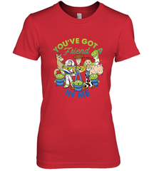 Disney Pixar Toy Story Cartoon You Have Got A Friend In Me Women's Premium T-Shirt Women's Premium T-Shirt - HorseTee