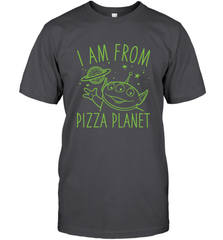 Disney Pixar Toy Story Neon Green Alien Pizza Planet I Am From Pizza Planet Men's T-Shirt Men's T-Shirt - HorseTee