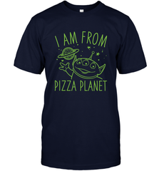 Disney Pixar Toy Story Neon Green Alien Pizza Planet I Am From Pizza Planet Men's T-Shirt Men's T-Shirt - HorseTee