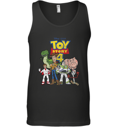 Disney Pixar Toy Story 4 Main Cast Movie Logo Poster Men's Tank Top